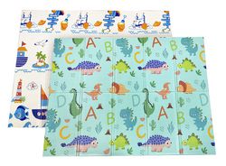 Дитячий розвиваючий термокилимок Складний Море24/Динозаври09 200х150х1см +сумка 